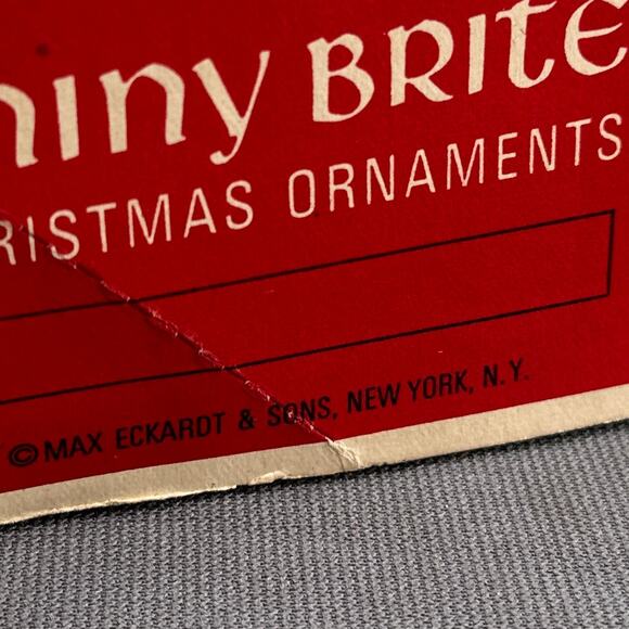 VTG Shiny Brite Glass Christmas Ornaments 12 Box Mercury Style Mixed Colors USA - Picture 9 of 16